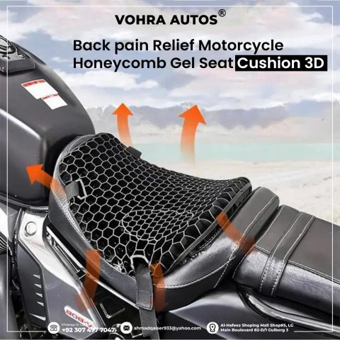 Honeycomb seat cushion for motorcycle"