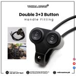 Metal body spare button (3+3)